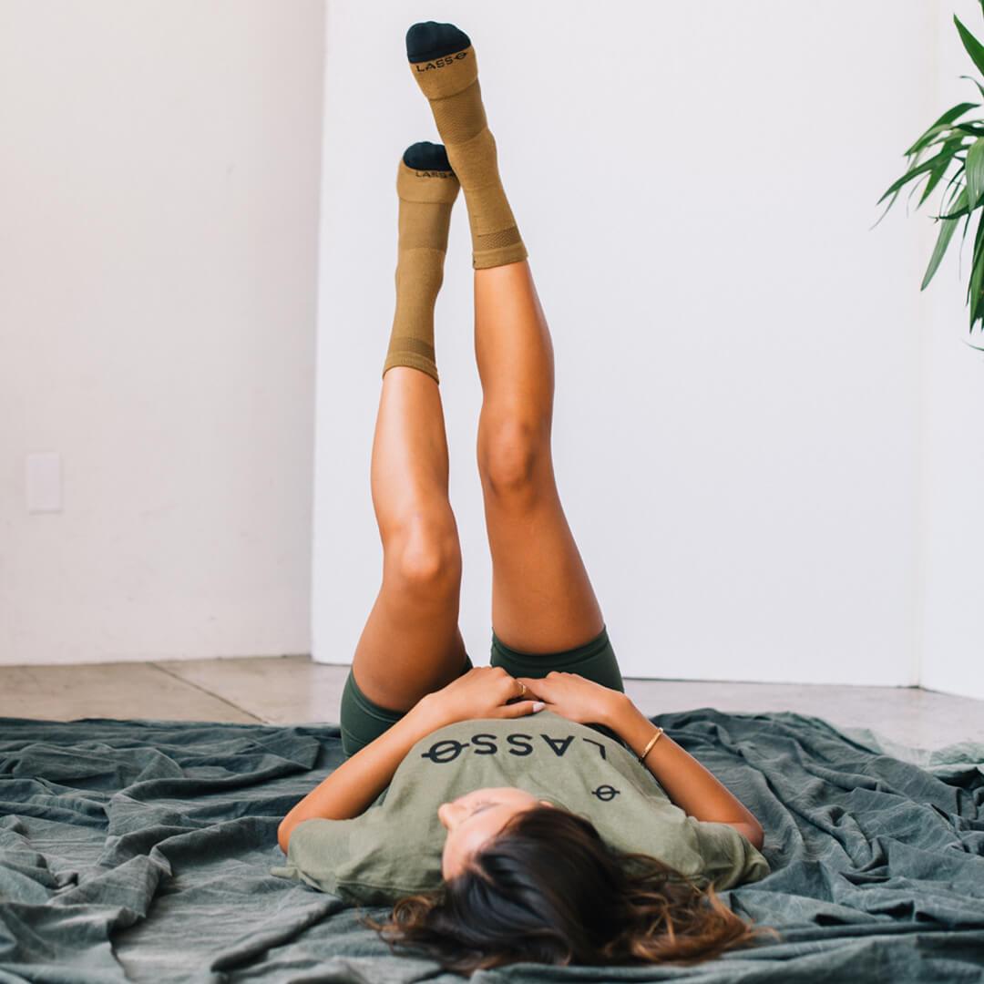 Performance Compression Socks Coyote Brown