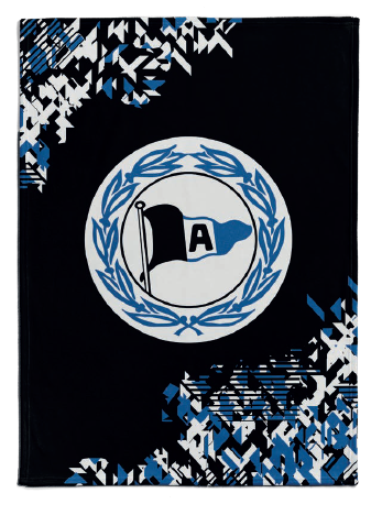 Arminia Bielefeld Fleecedecke Logo Neo