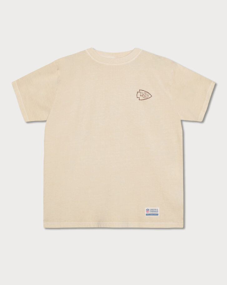 Kansas City Chiefs 89 Band T-Shirt cream