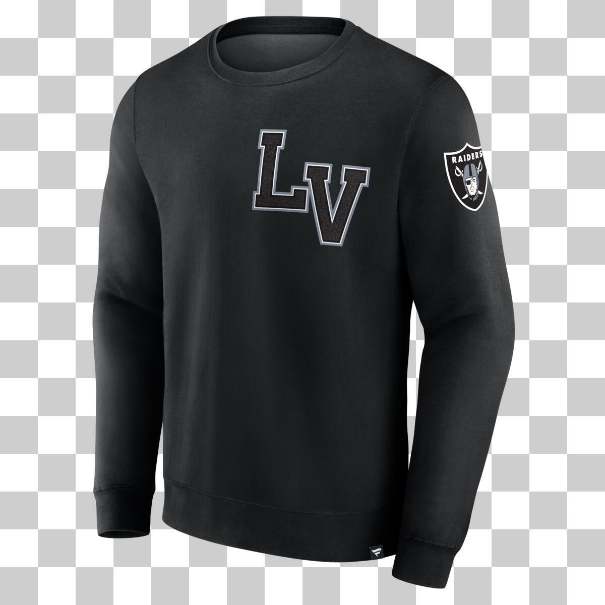 Las Vegas Raiders Varsity Letter Fleece Crew