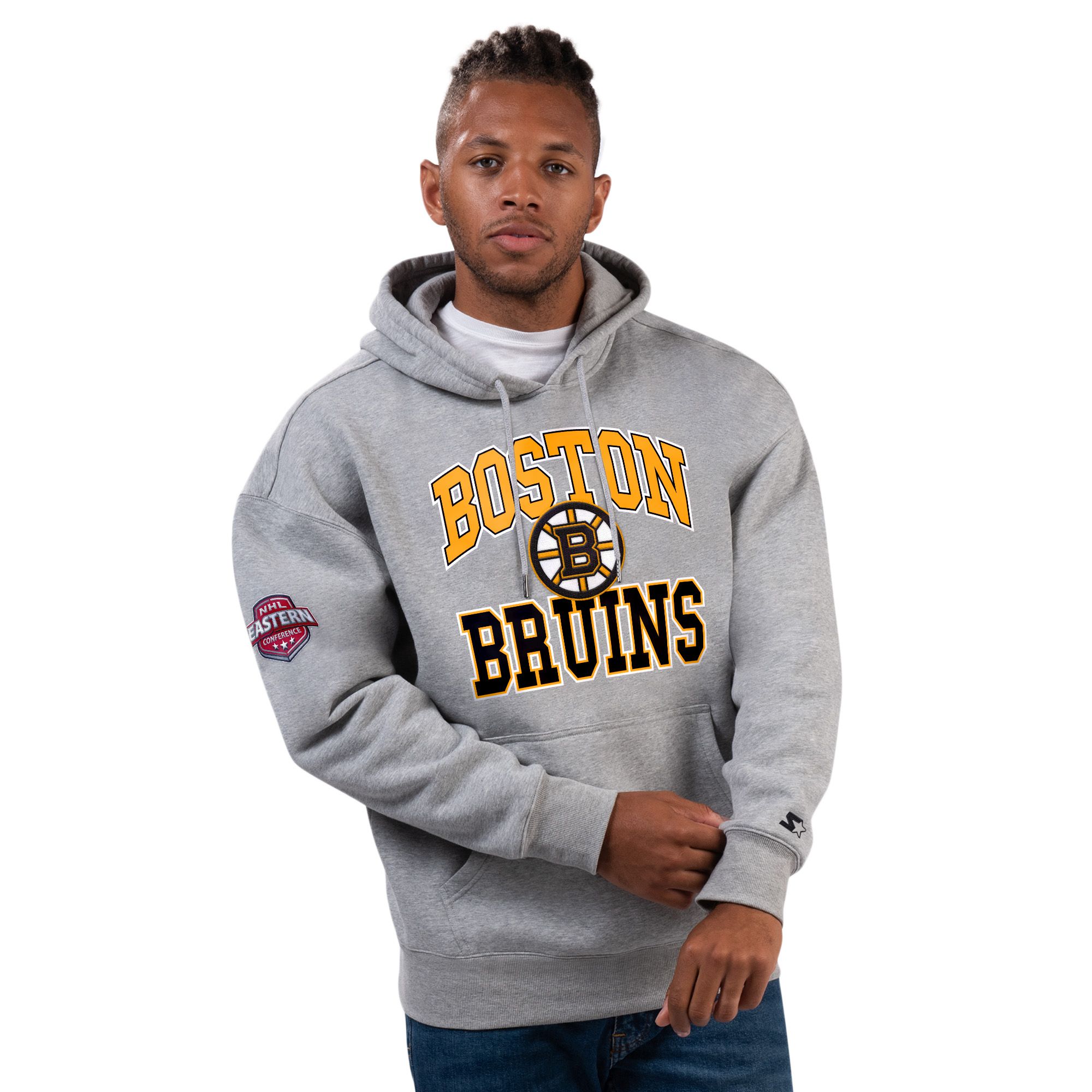 Boston Bruins Starter Vintage Assist Hoodie