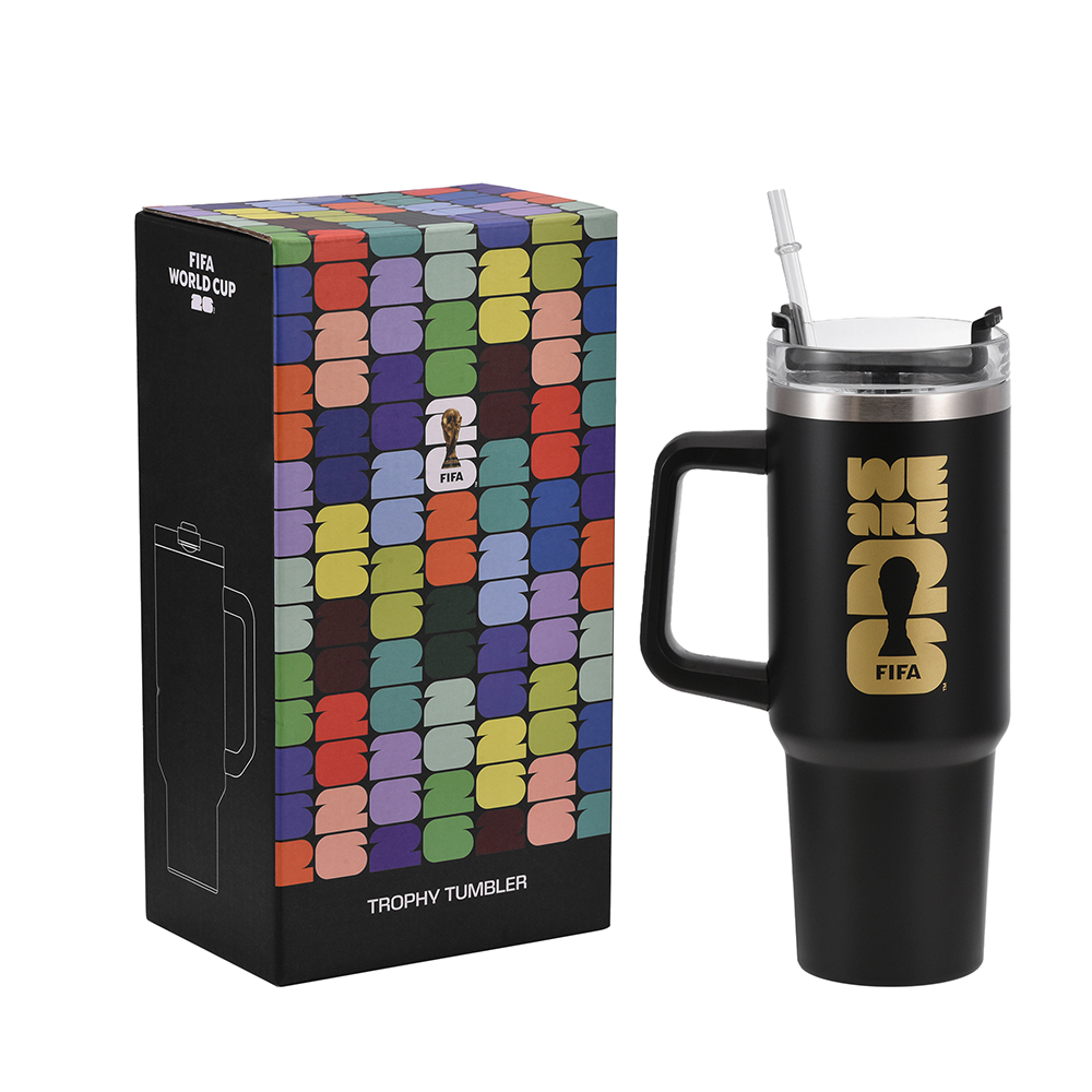 FIFA26 "30oz Trophy Tumbler
-Black" 880ml