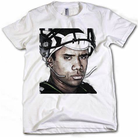 Russell Wilson Helmet B T-Shirt