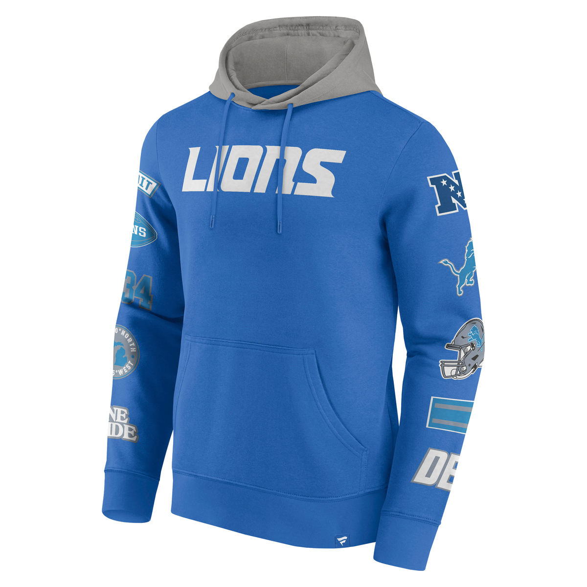 Detroit Lions Patched Out Fleece Hoodie