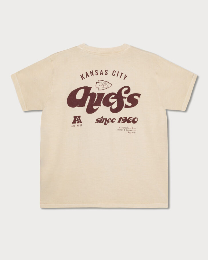 Kansas City Chiefs 89 Band T-Shirt cream