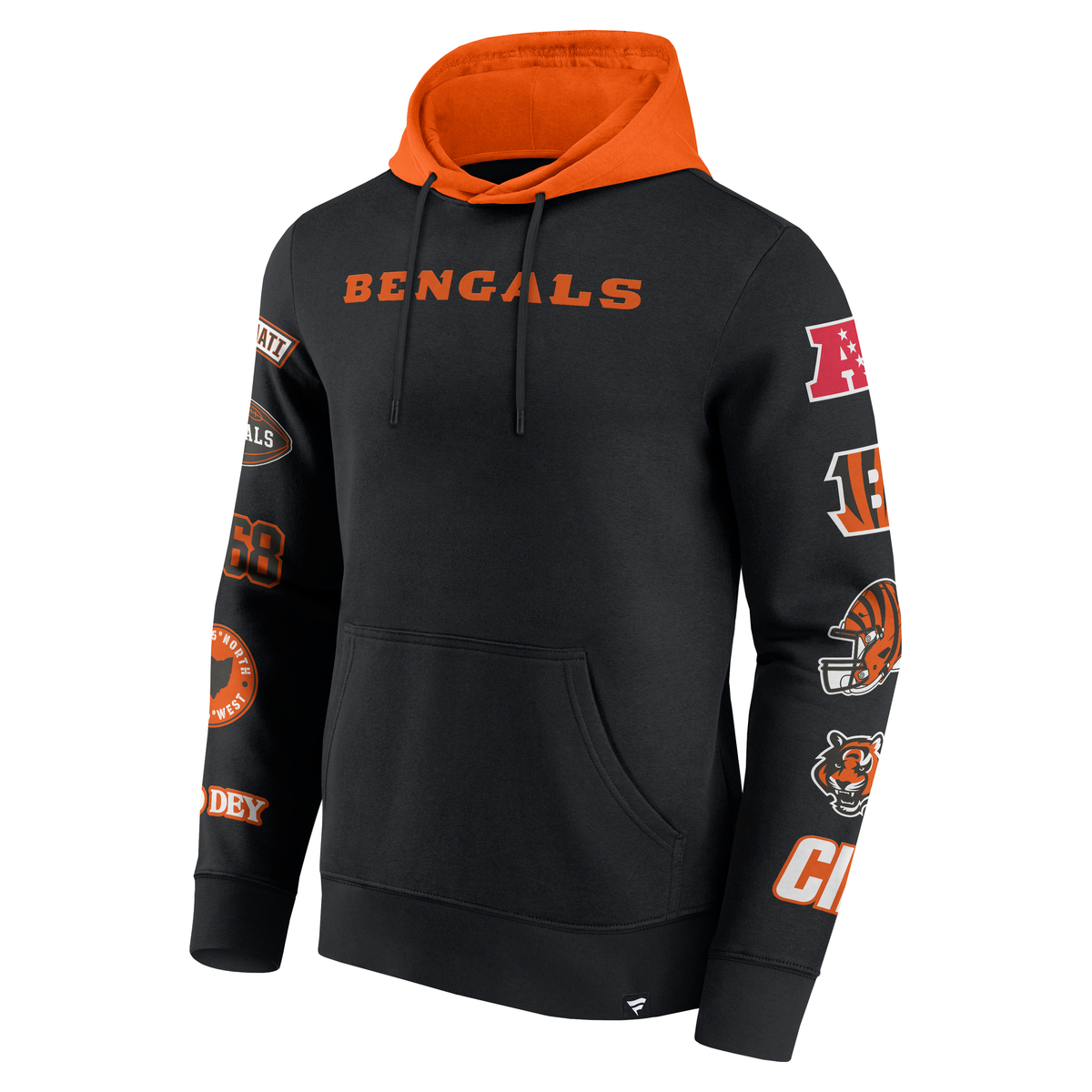 Cincinnati Bengals Patched Out Fleece Hoodie