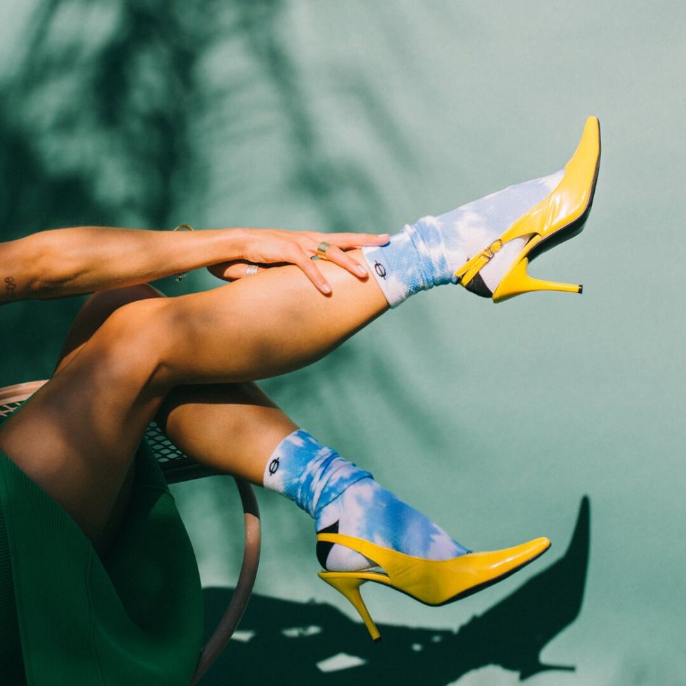 Performance Compression Socks French Blue