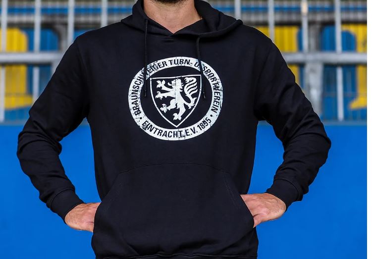Eintracht Braunschweig Hoodie logo schwarz