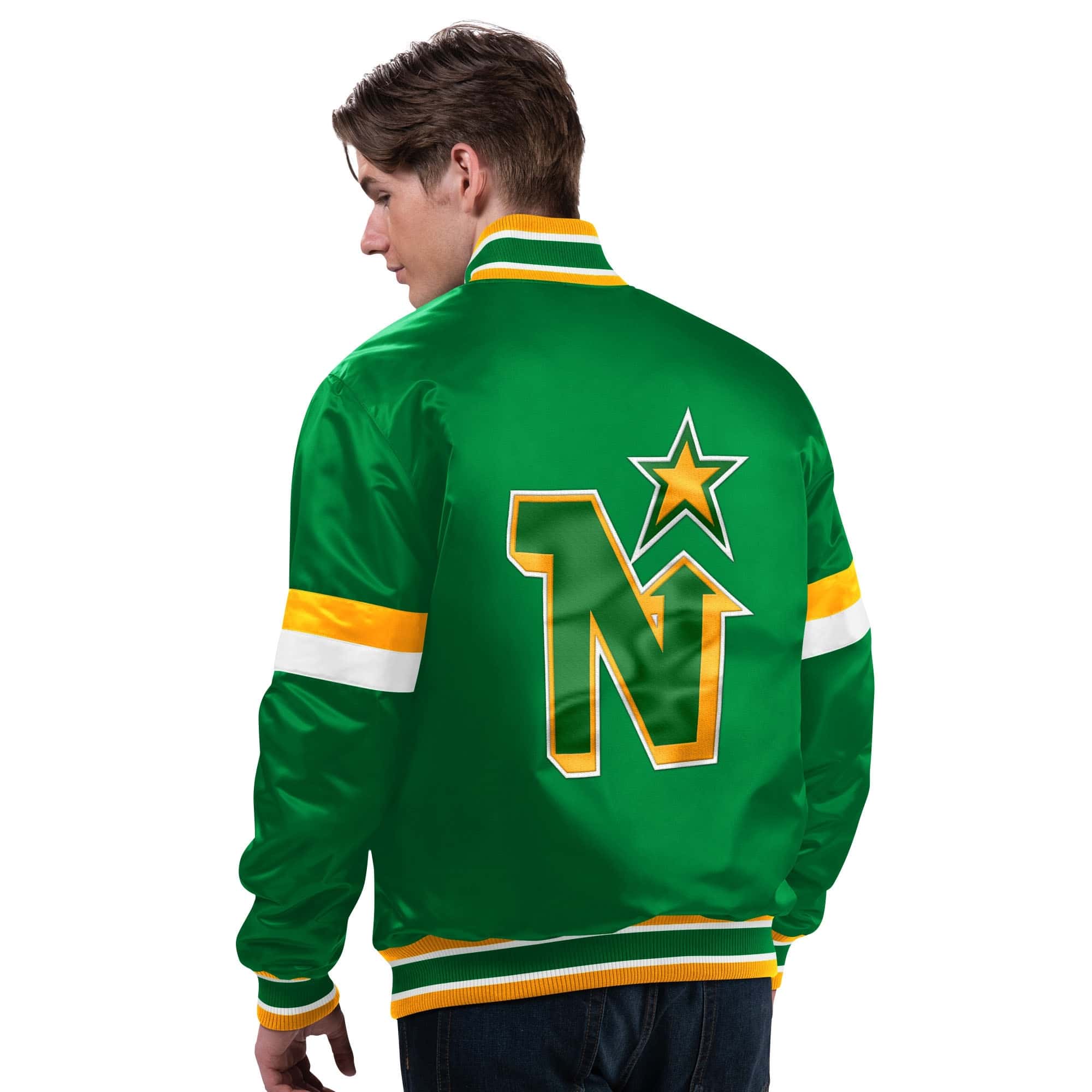 Minnesota Northstars DivePlay Satin Varsity Jacket