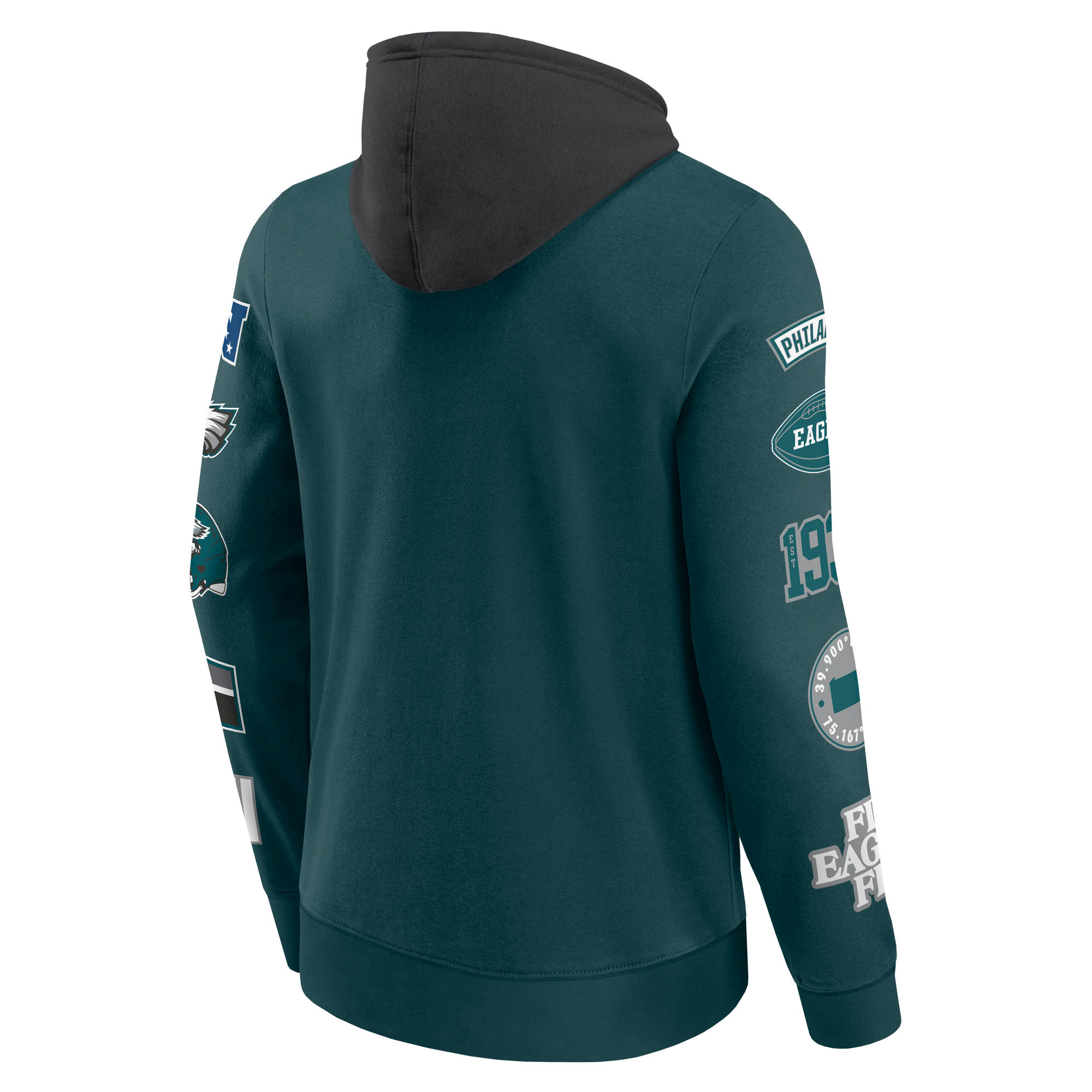 Philadelphia Eagles Patched Out Fleece Hoodie