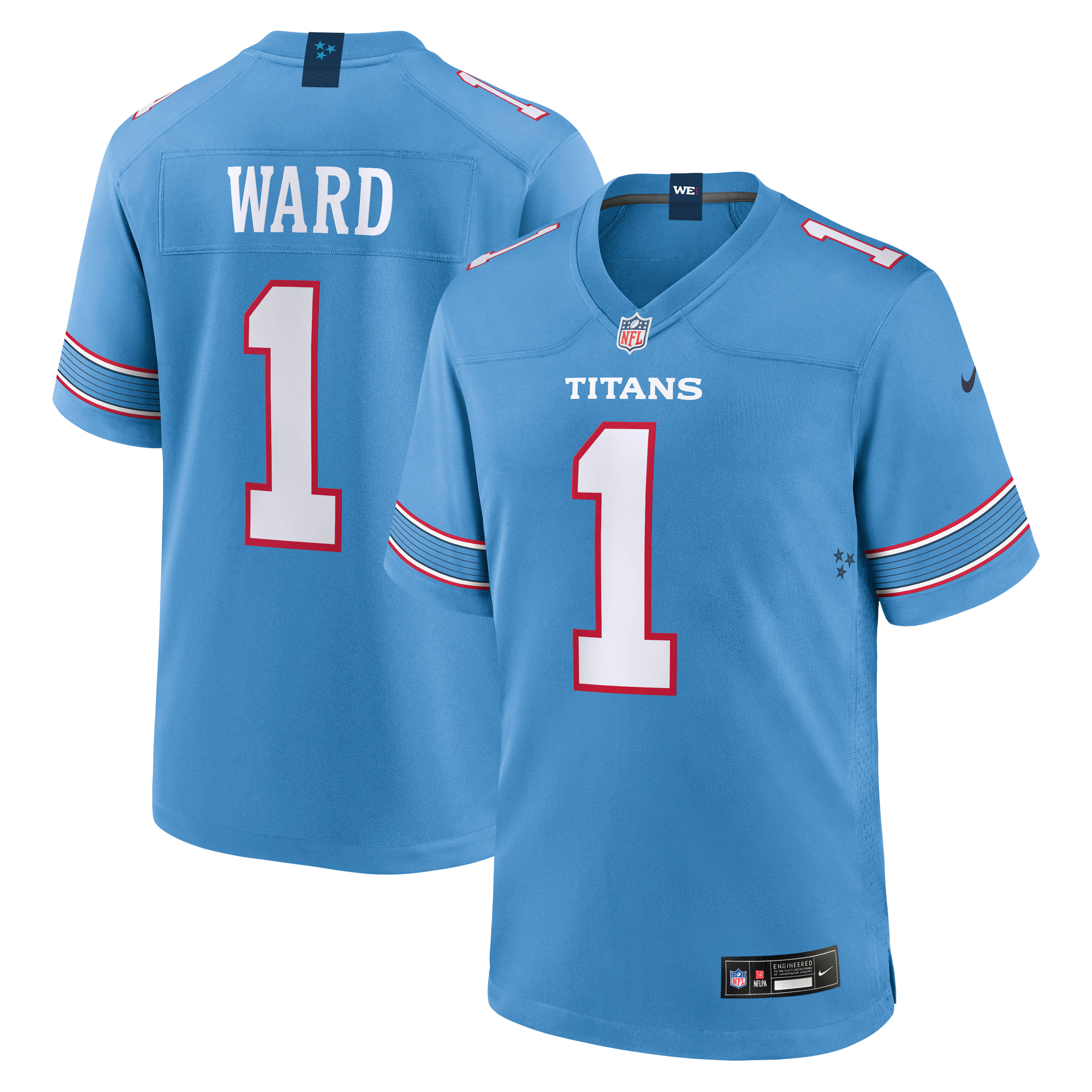 Tennessee Titans Nike Game Jersey Home Ward 1