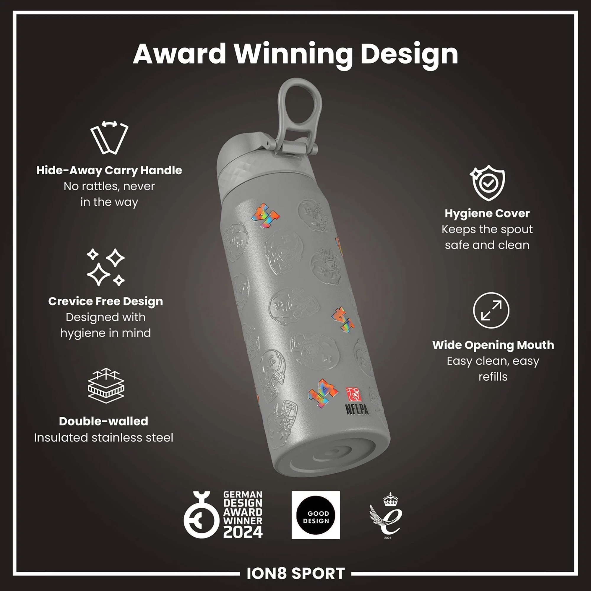 Amon-Ra Steel Water Bottle 750ml