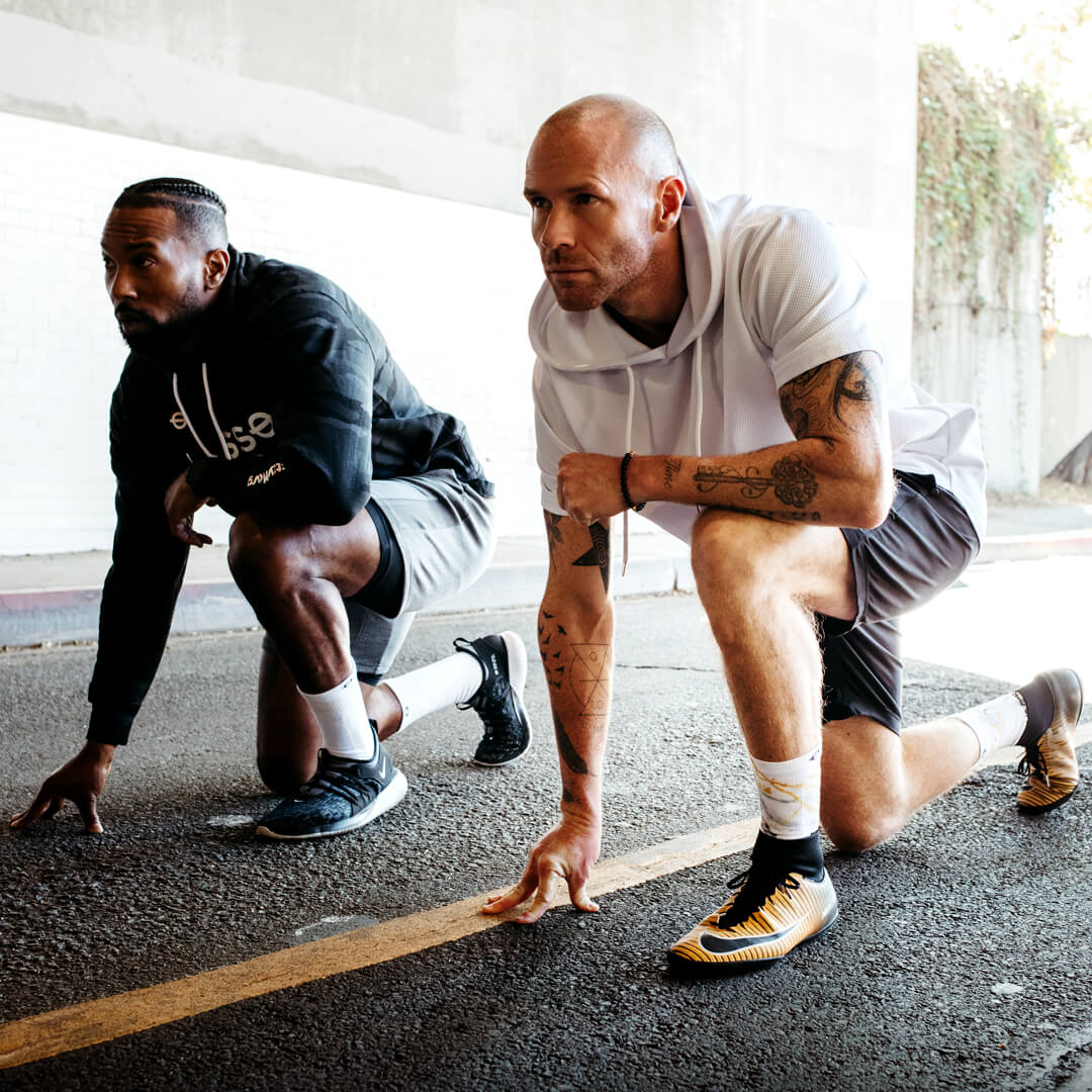 Performance Compression Socks Light Marble
