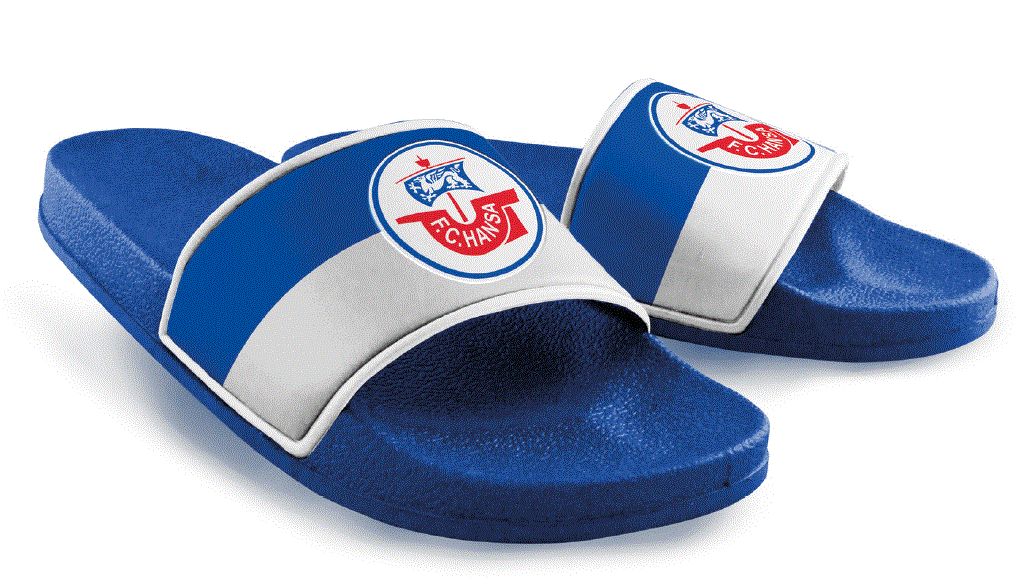 Hansa Rostock Badelatschen Gr. 46