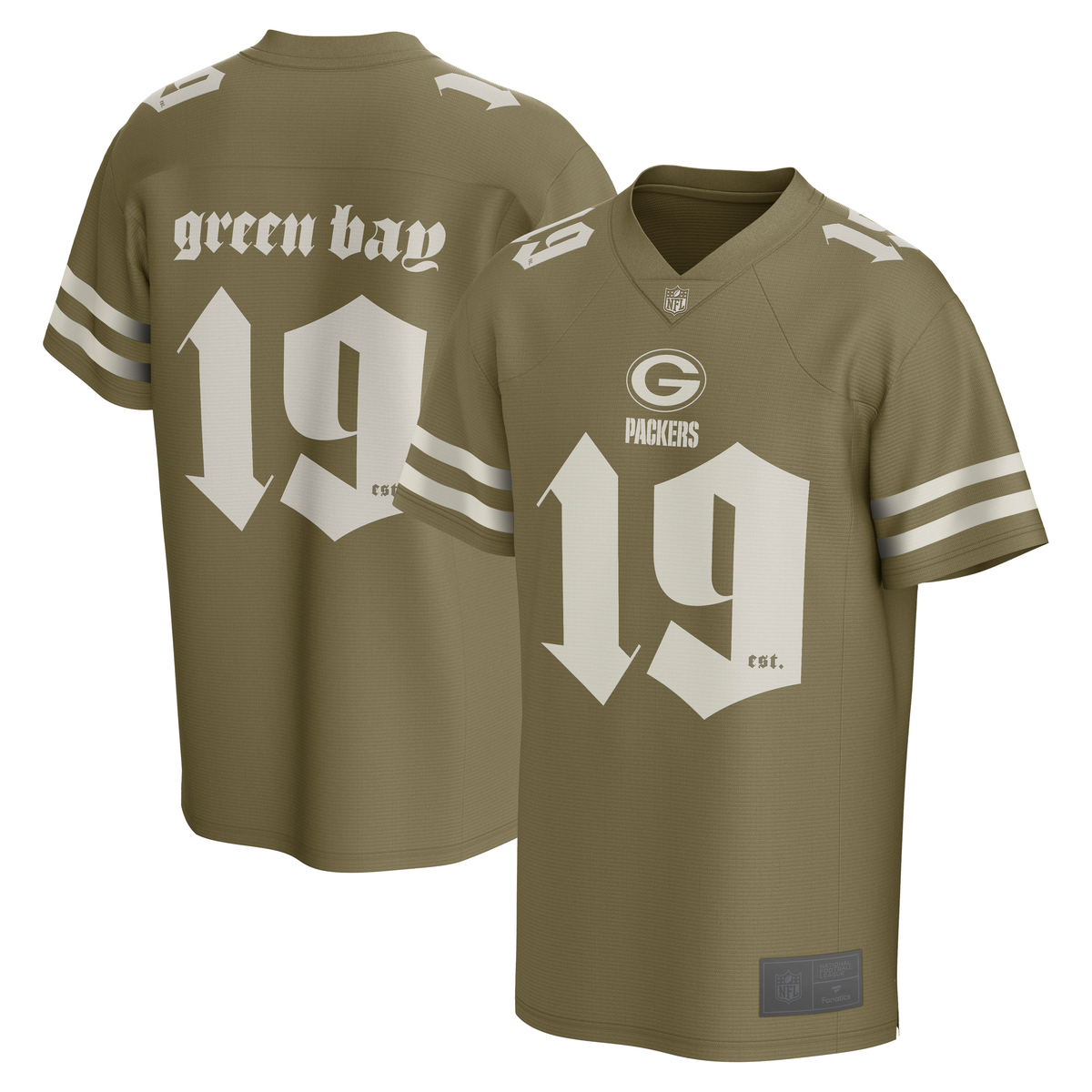 Green Bay Packers NFL GOTHIC Foundation Top