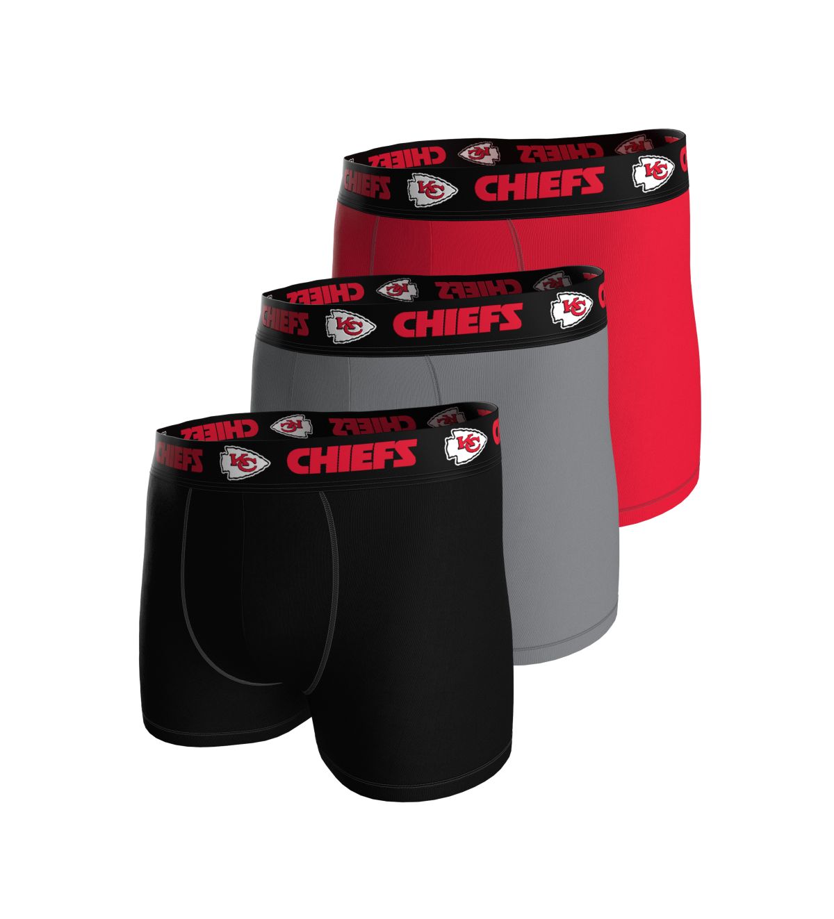 Kansas City Chiefs 3pk Boxers