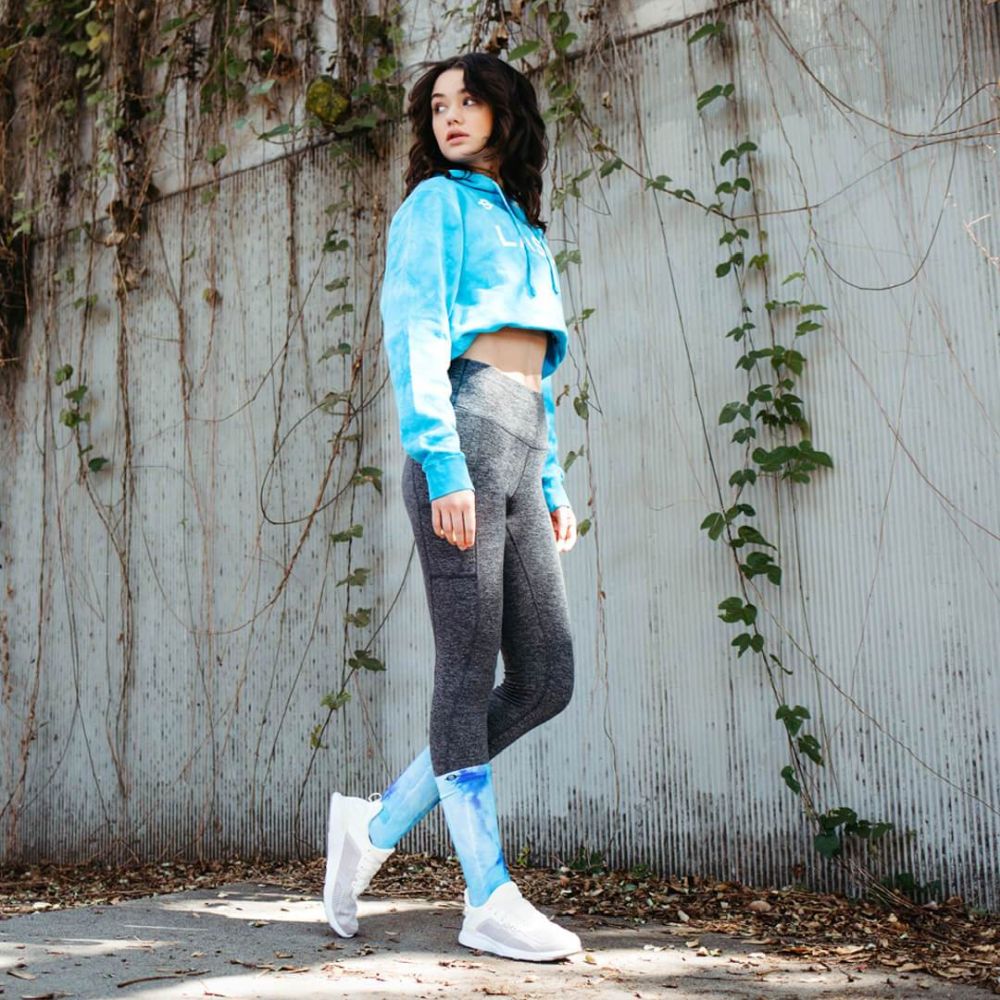 Performance Compression Socks Aqua TieDye