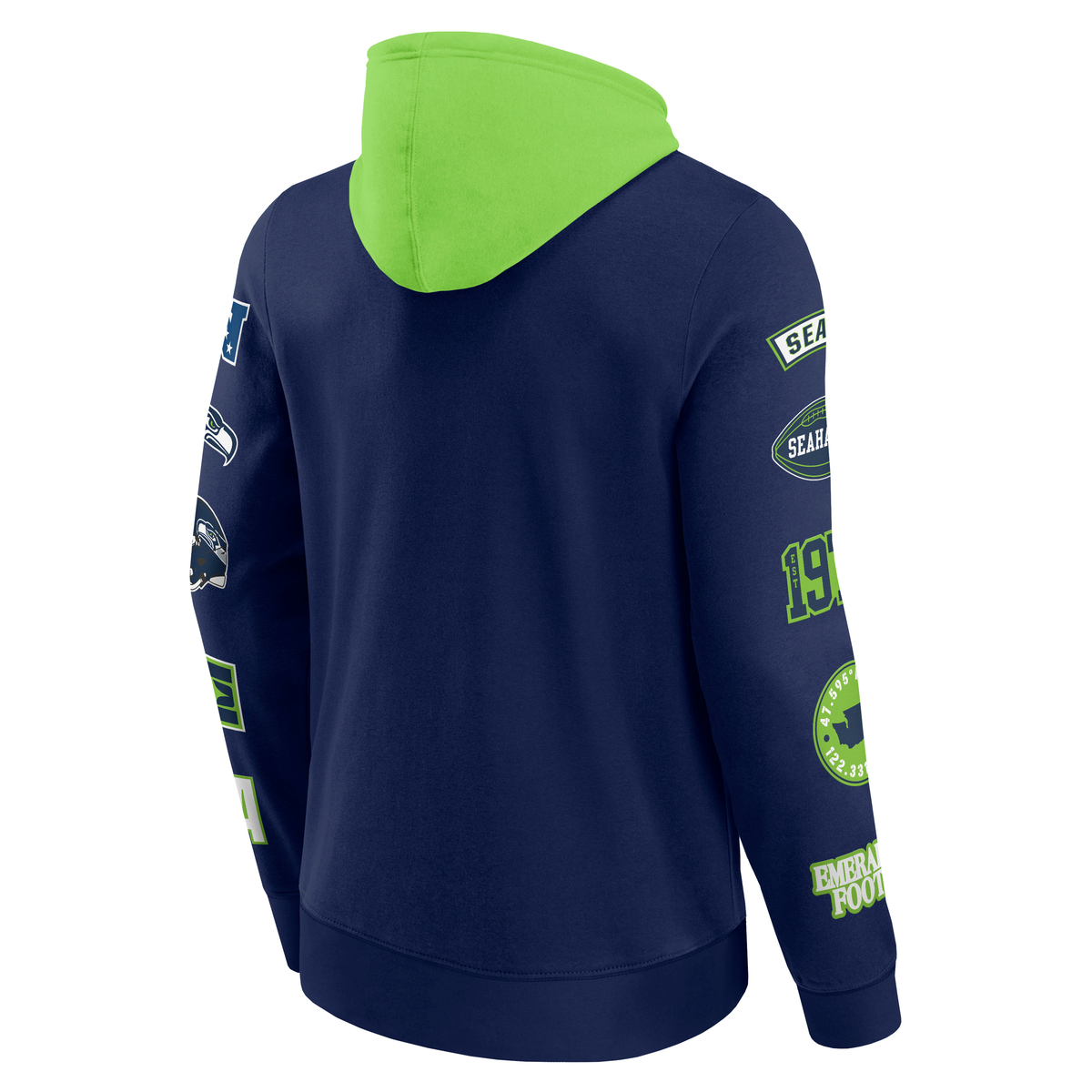 Seattle Seahawks Patched Out Fleece Hoodie