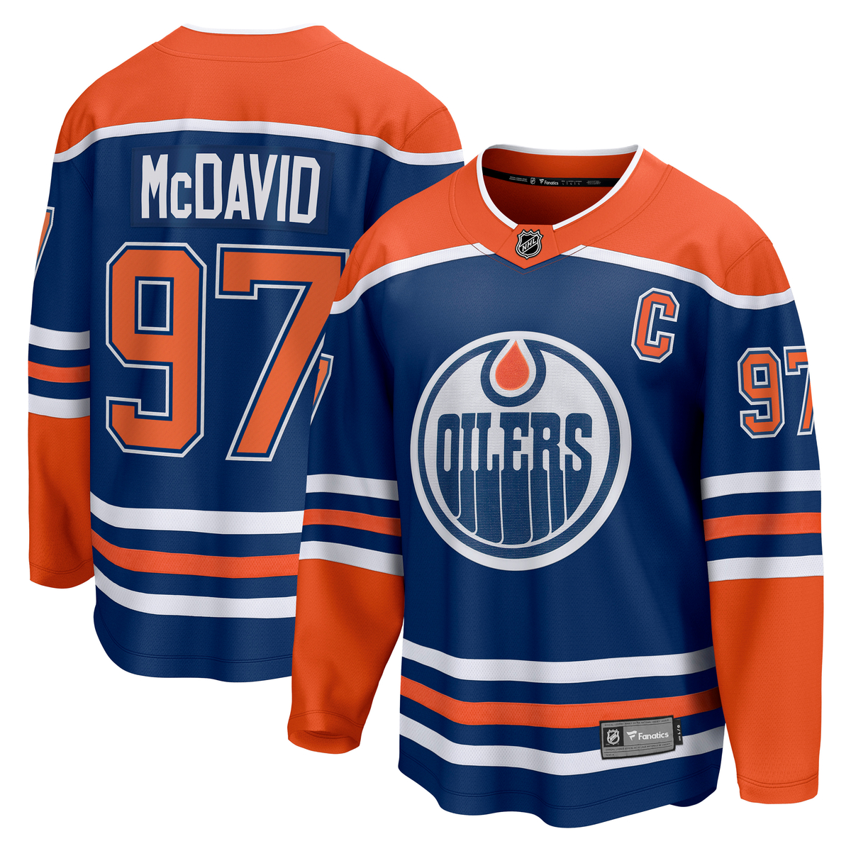 Edmonton Oilers Home Breakaway Jersey McDavid 97