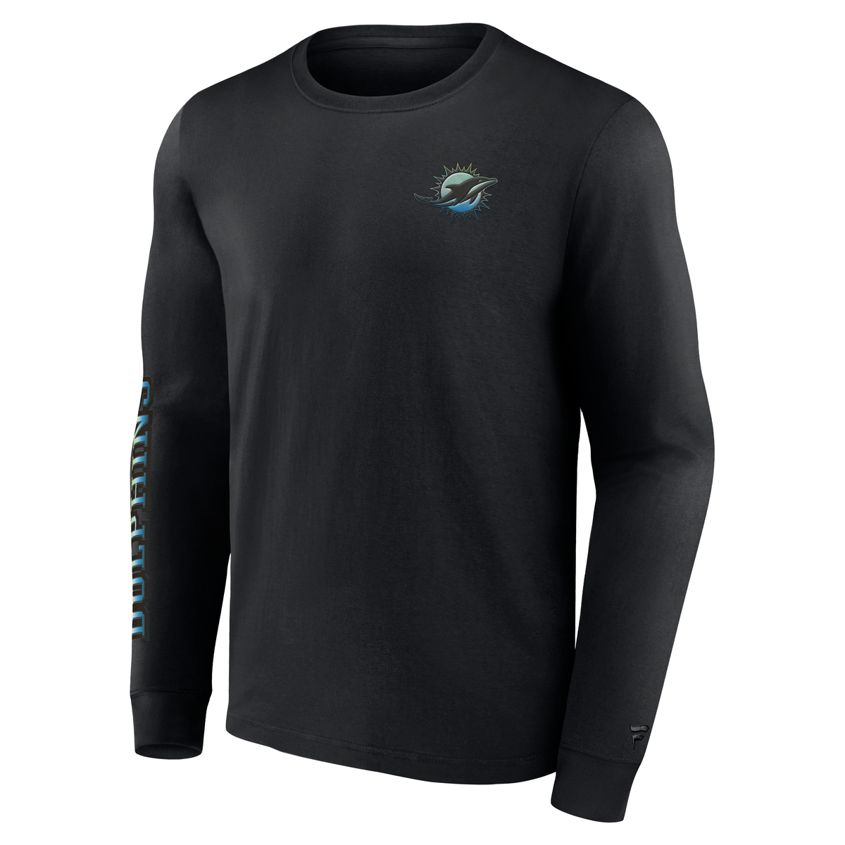 Miami Dolphins Gradient LS Crew T-Shirt