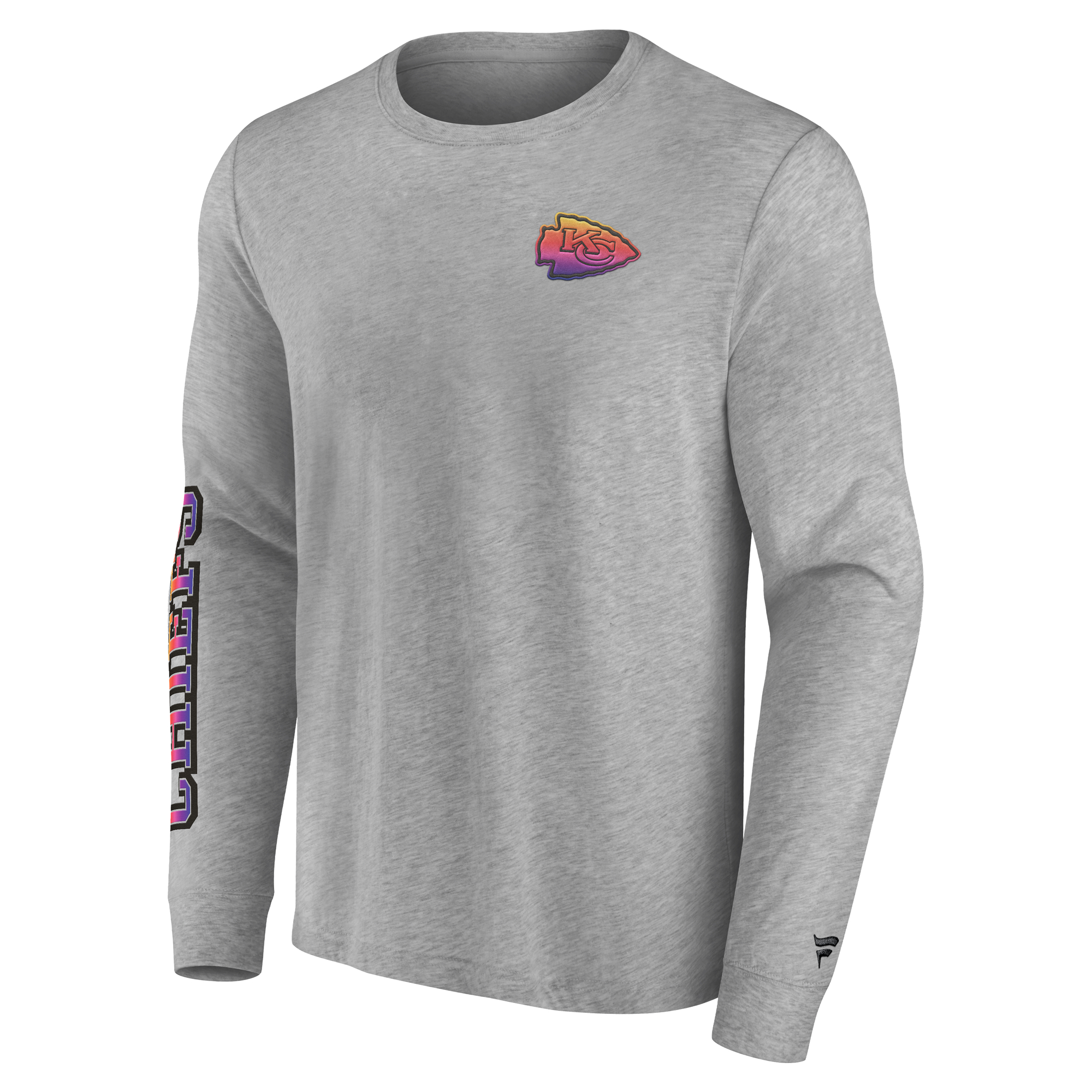 Kansas City Chiefs Gradient LS Crew T-Shirt