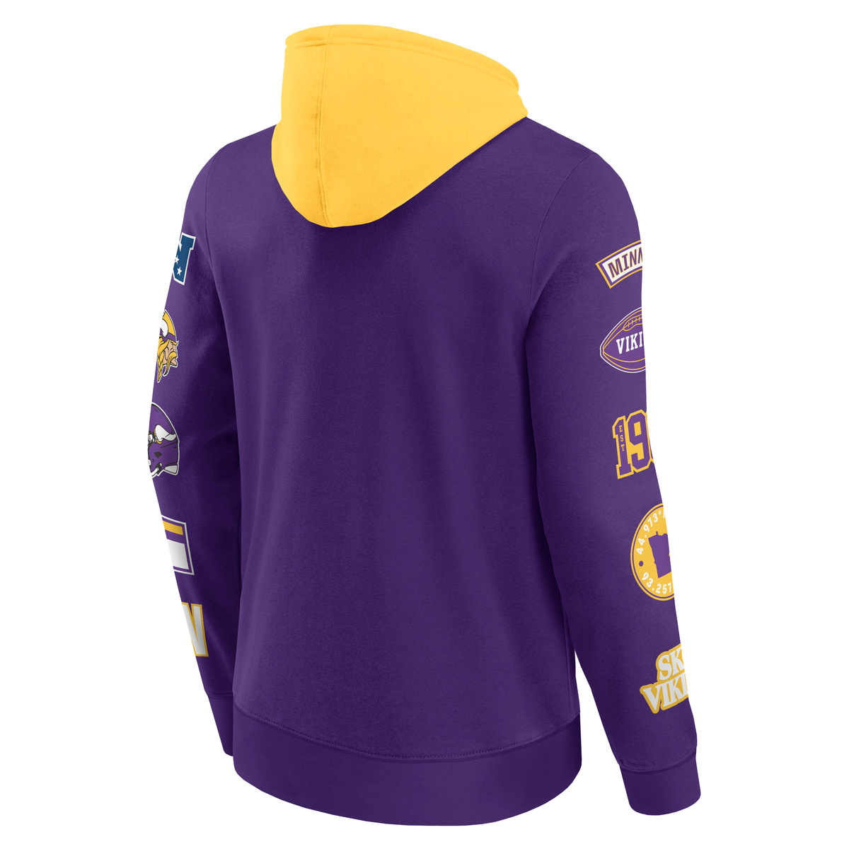 Minnesota Vikings Patched Out Fleece Hoodie