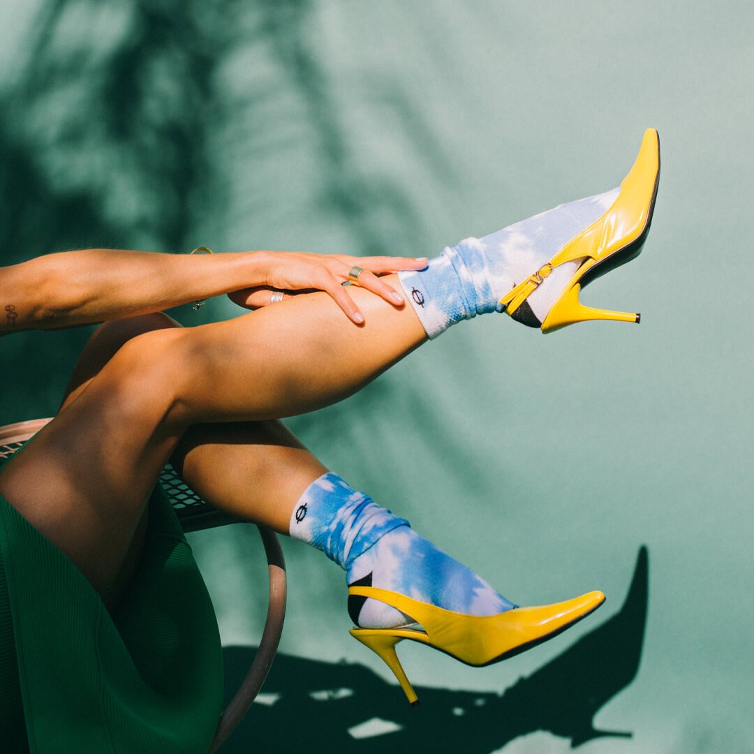 Performance Compression Socks French Blue