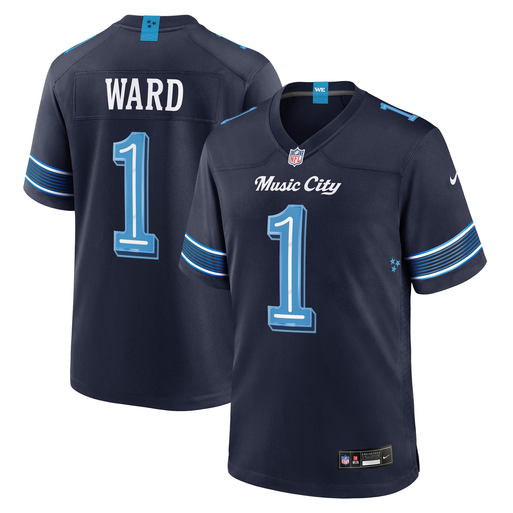 Tennessee Titans Nike Rivalries Game Jersey Ward 1