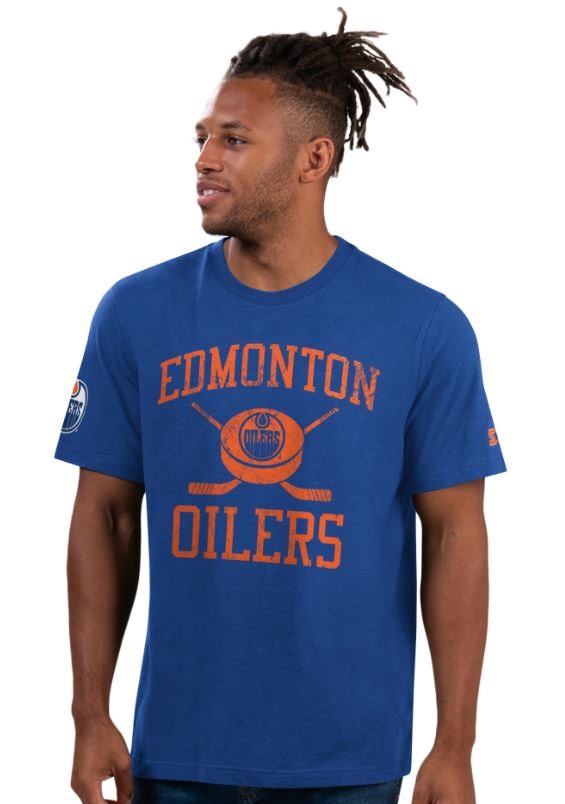 Edmonton Oilers Starter T-Shirt Touch Down