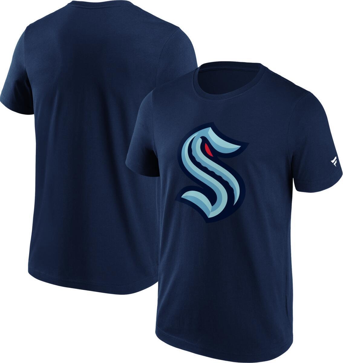 Seattle Kraken Primary Logo Graphic T-Shirt