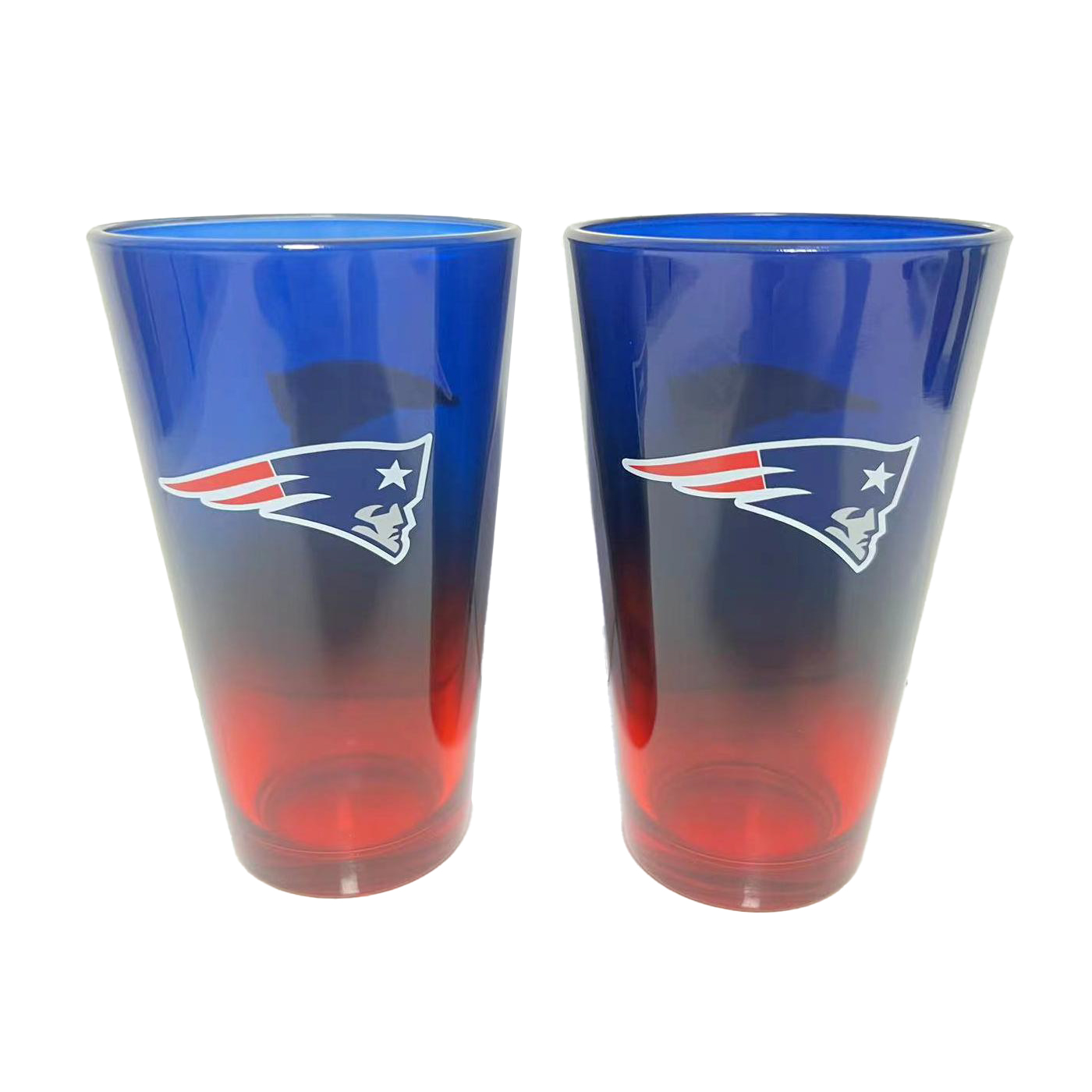 New England Patriots Pint Glass 2er-Set