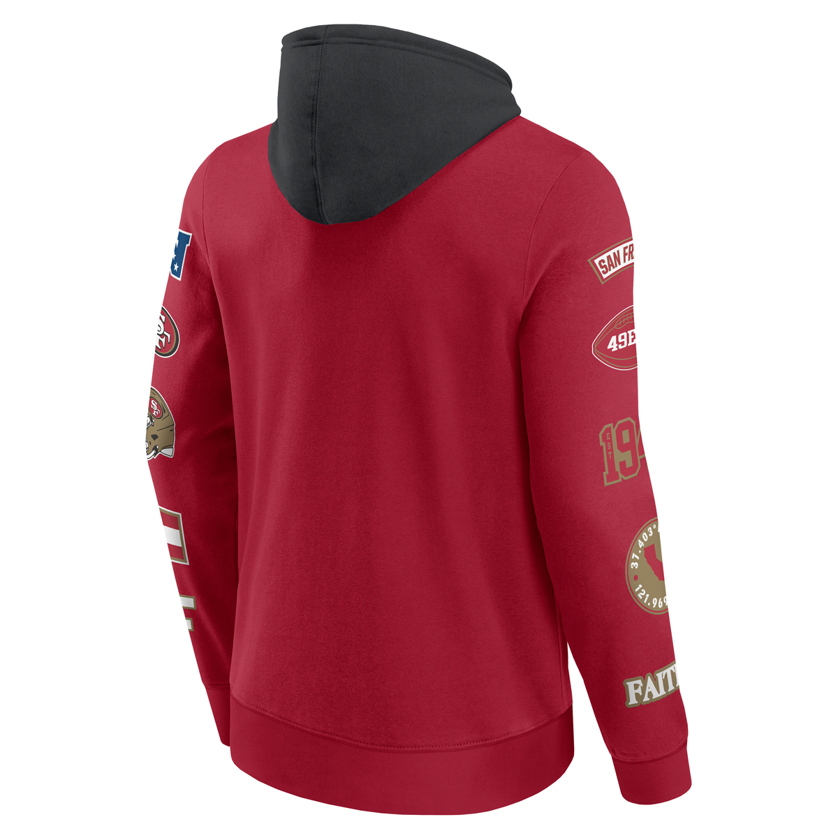 San Francisco 49ers Patched Out Fleece Hoodie
