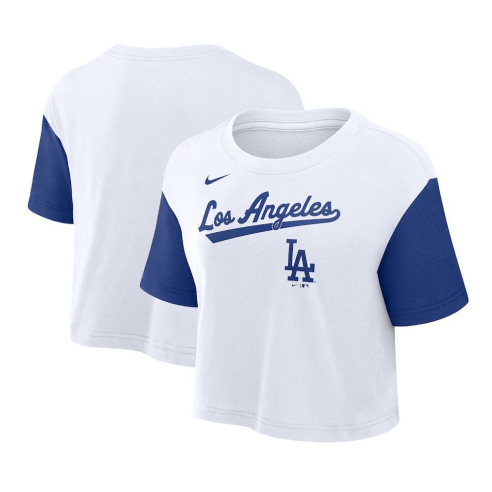 Los Angeles Dodgers Womens MLB Cropped T-Shirt