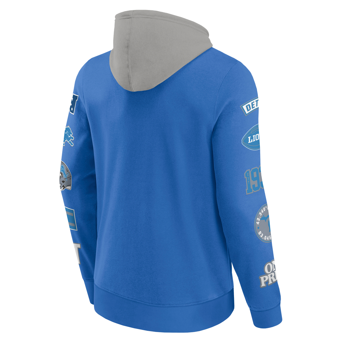 Detroit Lions Patched Out Fleece Hoodie