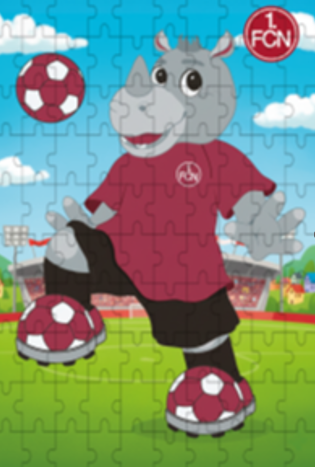 1. FC Nürnberg Puzzle Rhinola 100 Teile Kids