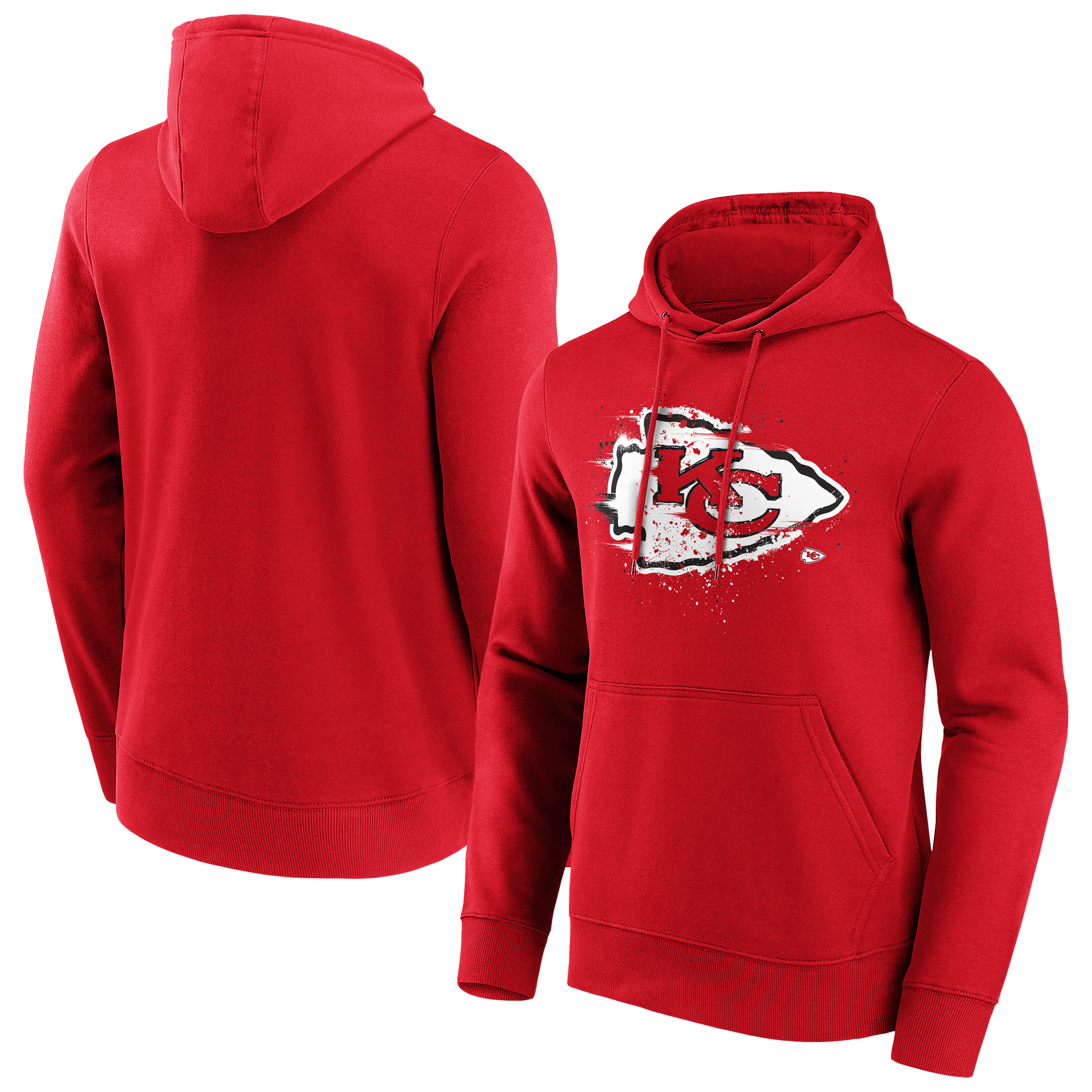 Kansas City Chiefs Splatter Crest Graphic Hoodie