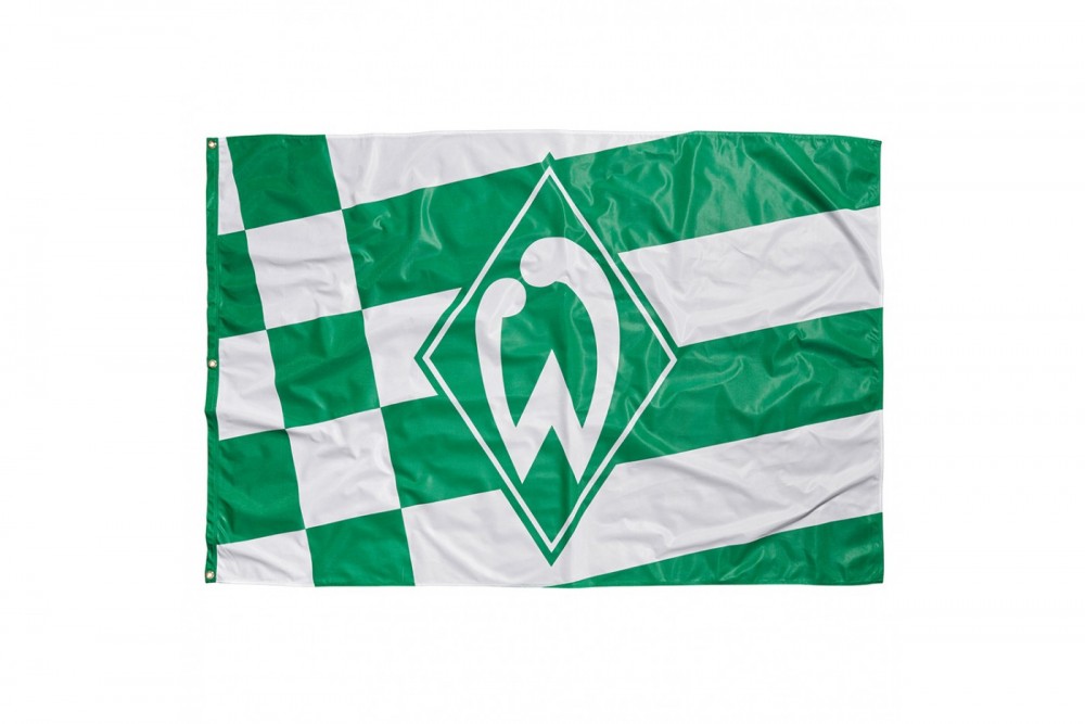 SV Werder Bremen Hissfahne  kl. Raute 180x120cm