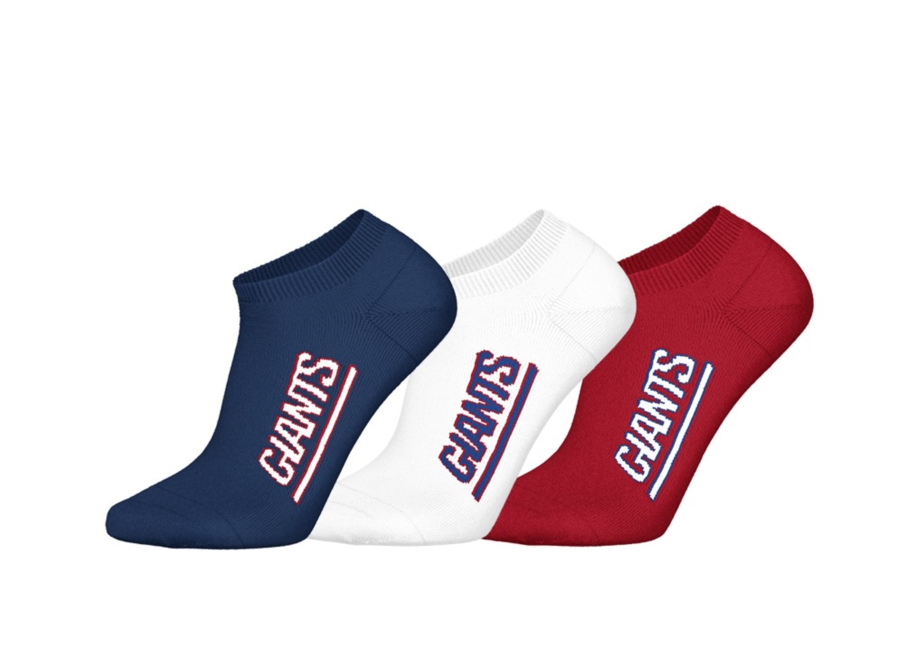 New York Giants 3pk Sneaker Socks