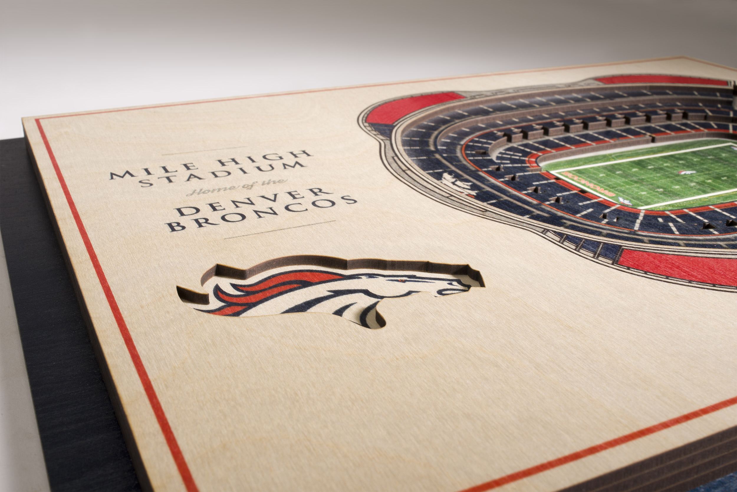 Denver Broncos 5-Layer 3D Stadium View