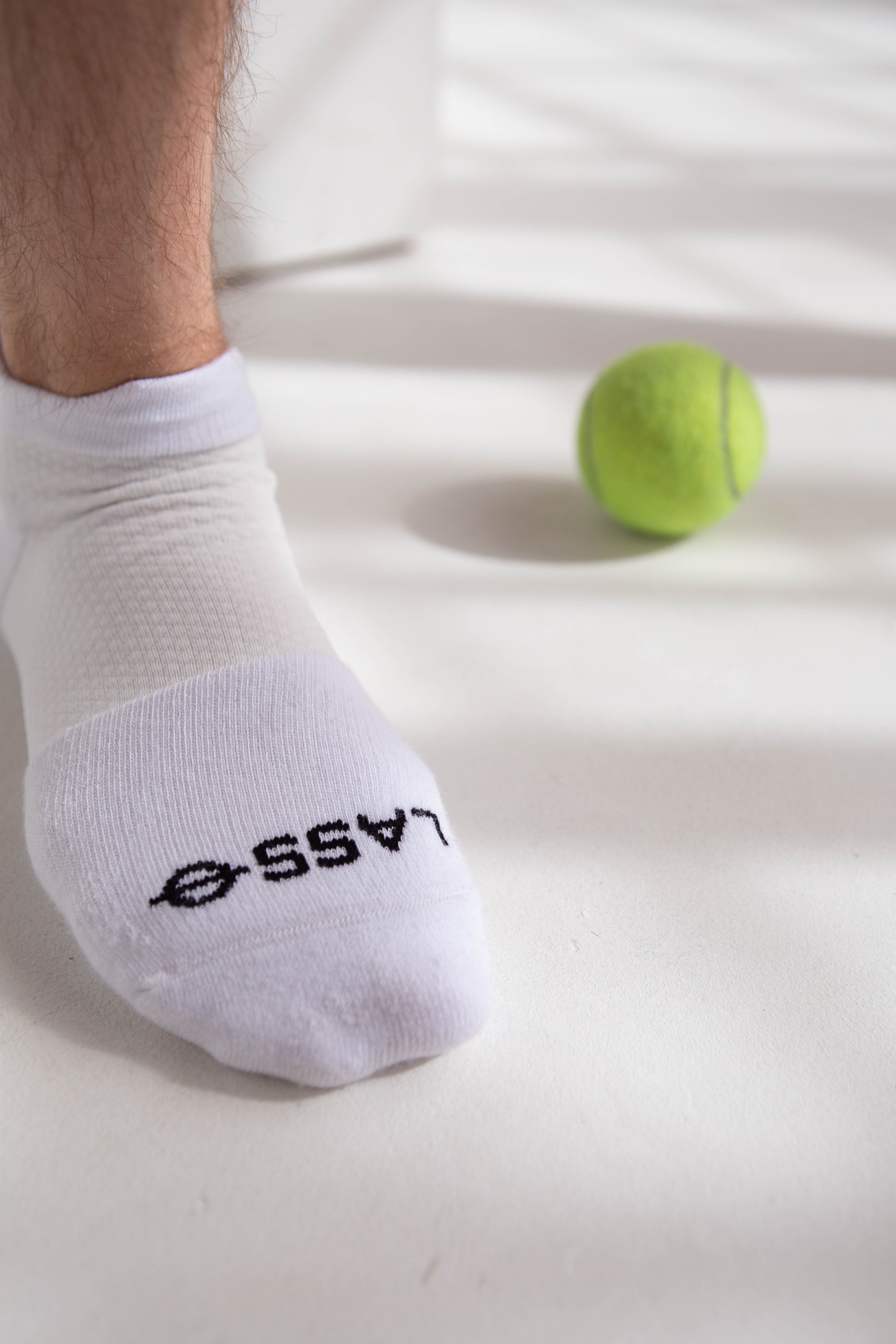 Performance Compression Socks Low Tab White