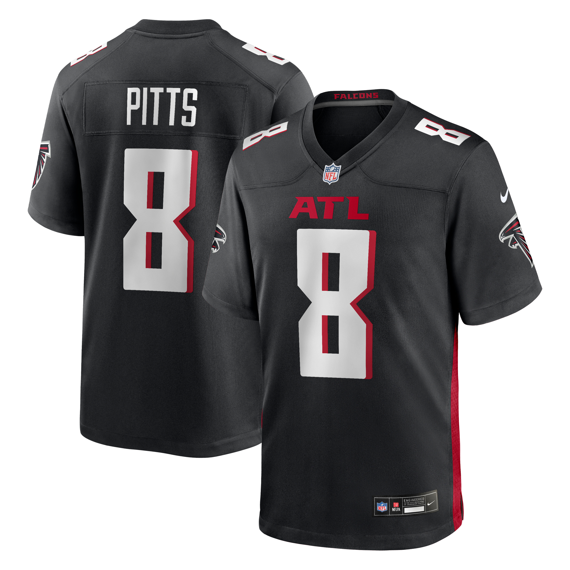 Atlanta Falcons Nike Home Game Jersey Pitts 9