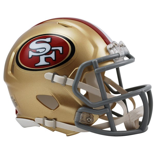 San Francisco 49ers Mini Helm SPEED