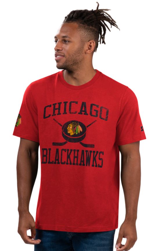 Chicago Blackhawks Starter T-Shirt Touch Down