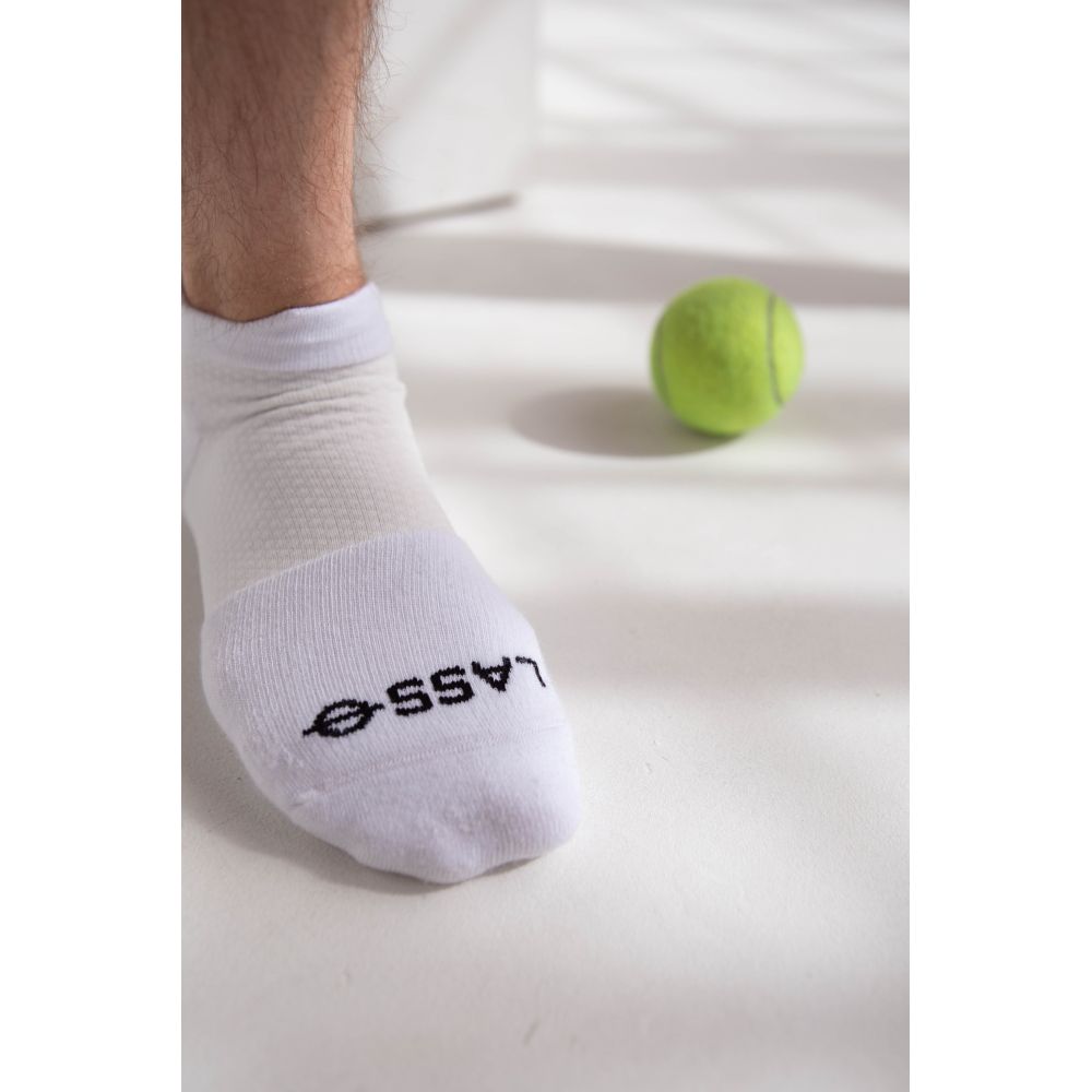 Performance Compression Socks Low Tab White