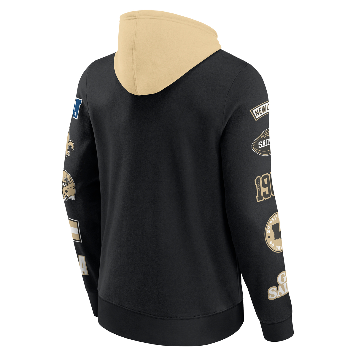 New Orleans Saints Patched Out Fleece Hoodie