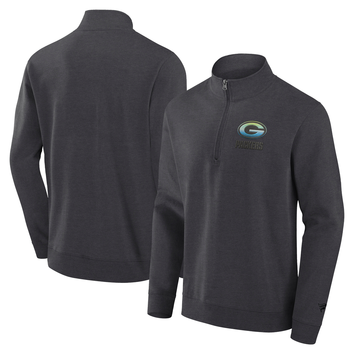 Green Bay Packers Gradient 1/2 Zip Crew Sweatshirt