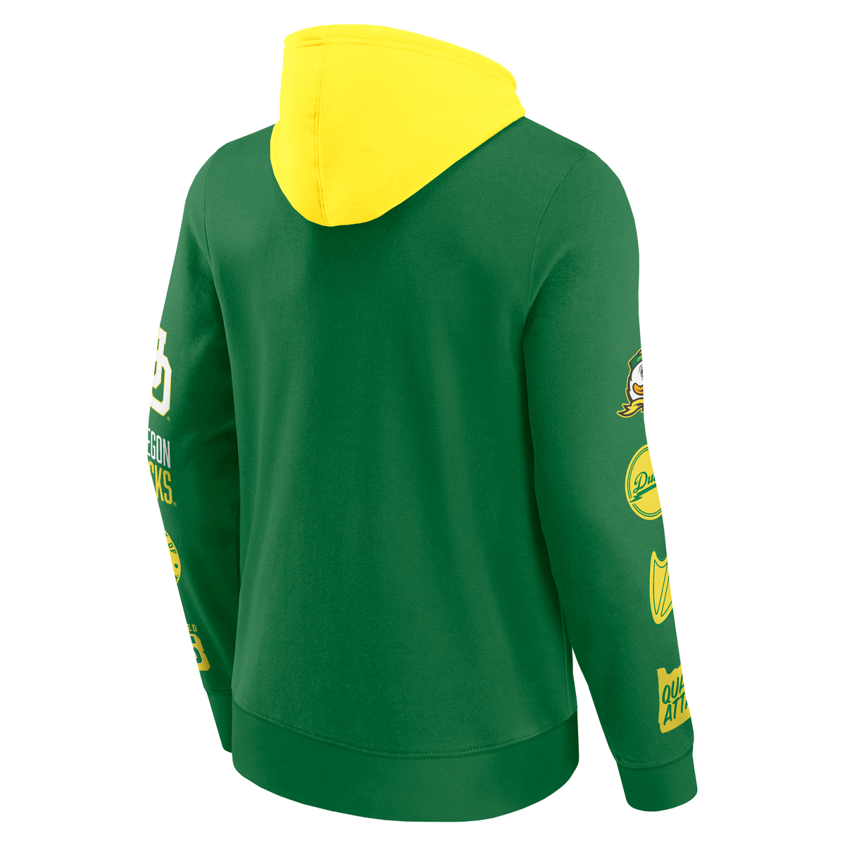 Oregon Ducks Colorblock Badge Hoodie