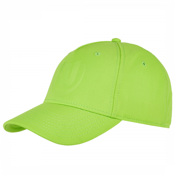 VfL Wolfsburg Cap Logo Prägung grün