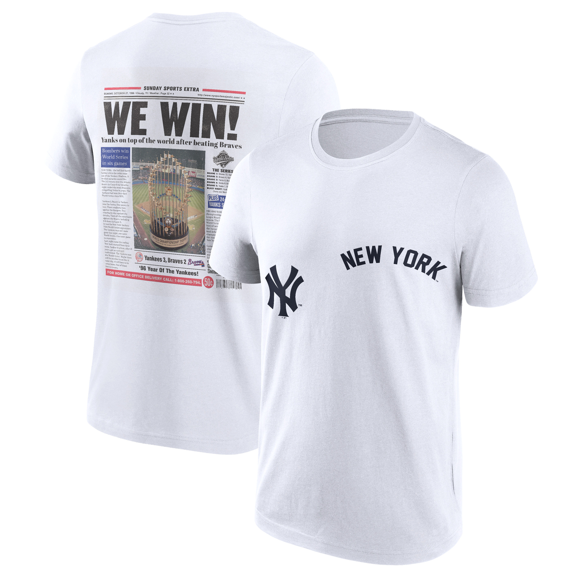 New York Yankees Champs Elevated Tee Yankees