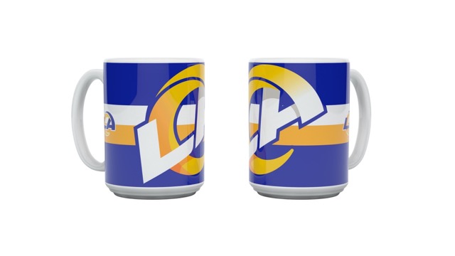 NFL Los Angeles Rams Tasse  'Triple Logo '